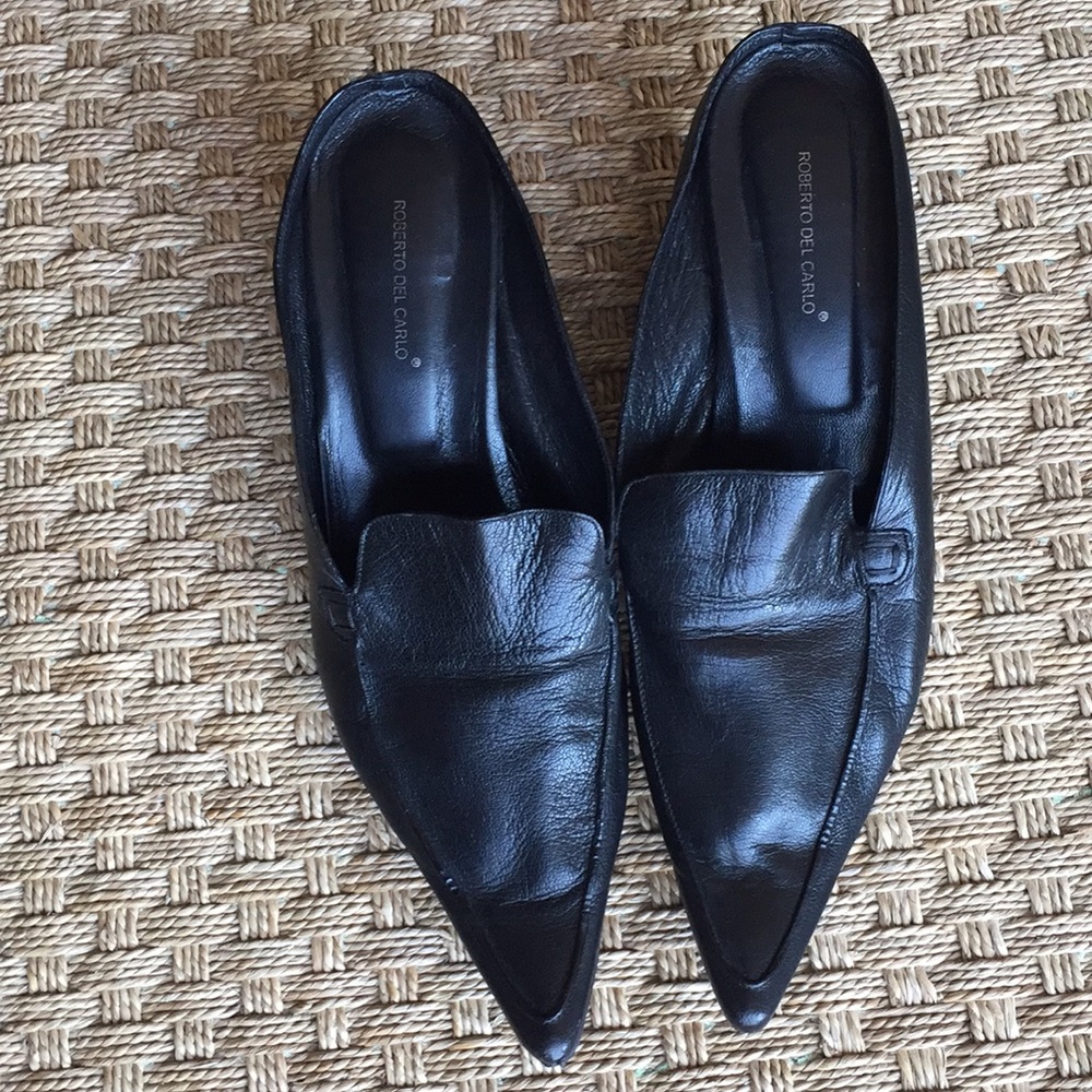 Roberto Del Carlo leather SlipOns👠